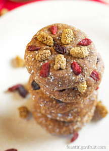 Bejeweled Maca Cookies | No-Bake, Gluten-Free, Vegan