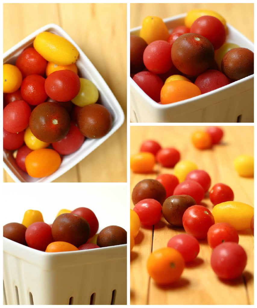 Cherry Tomato Bites - FeastingonFruit.com