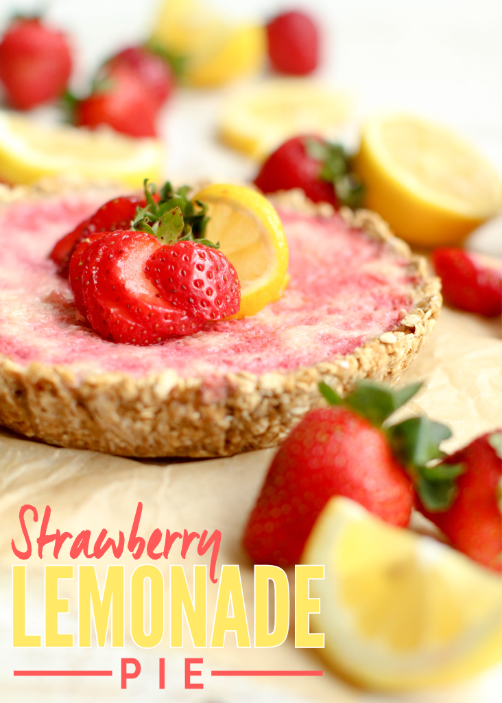 Strawberry Lemonade Pie - FeastingonFruit.com