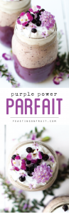 Purple Power Parfait | Vegan Purple Sweet Potato Recipe