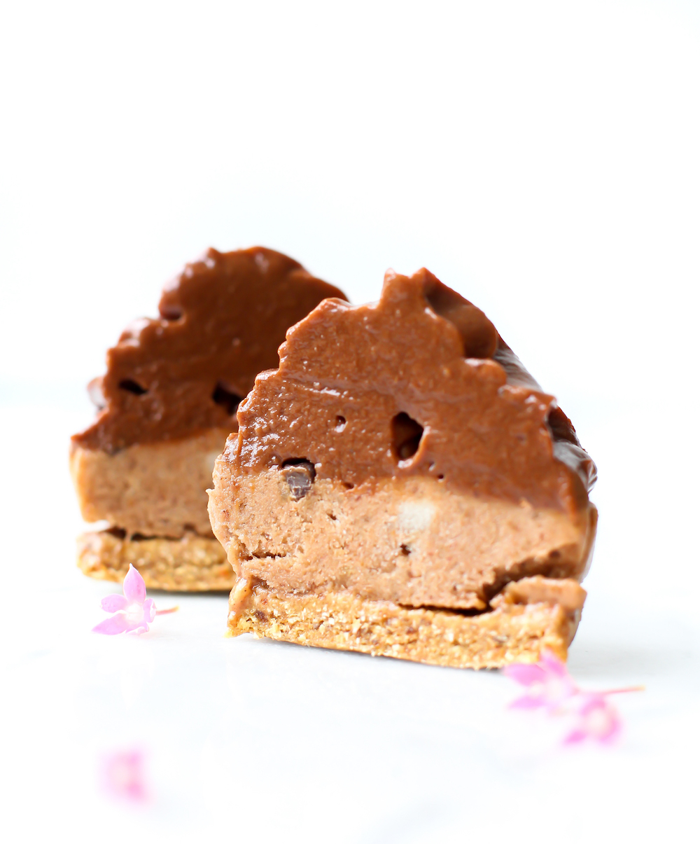 Double Chocolate Ice Cream Cupcakes | Vegan, Gluten-Free, Fruit-Sweetened