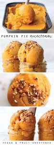 Pumpkin Banana Ice Cream | Vegan + Date-Sweetened