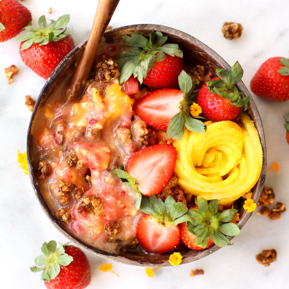 Mango Strawberry Raw Cereal | Vegan & 100% Fruit