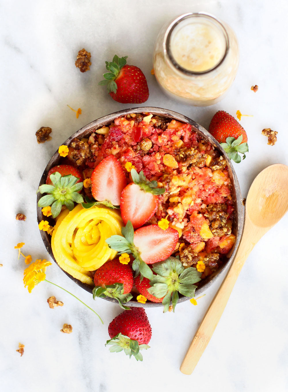 Mango Strawberry Raw Cereal | Vegan & 100% Fruit