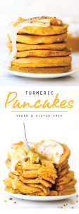 Turmeric Spice Pancakes {vegan & gluten-free}