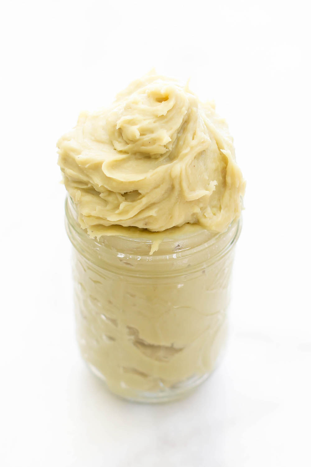 Low-Fat Vegan Vanilla Frosting (made with Japanese sweet potato!)