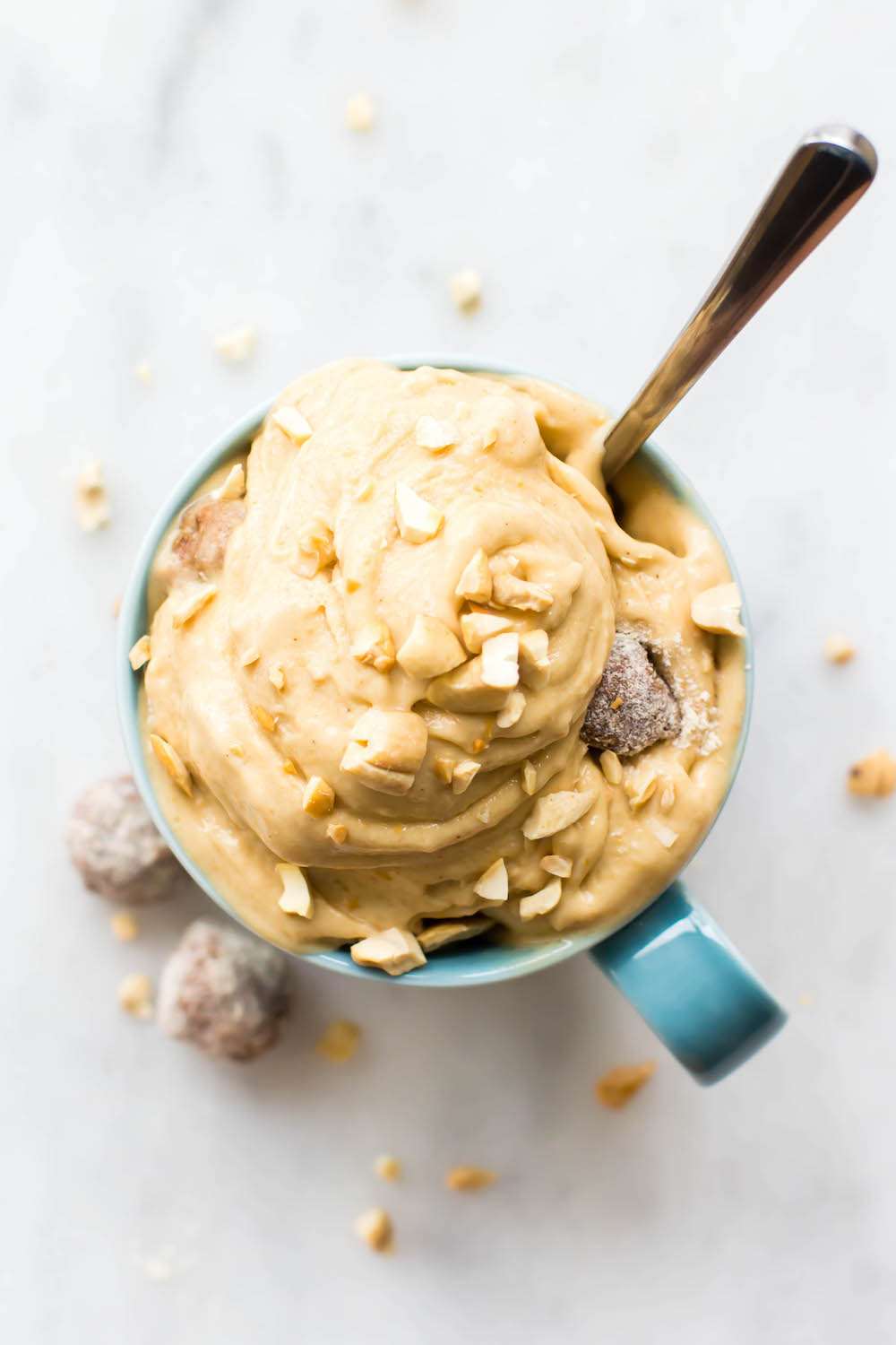 Chunky Peanut Butter Banana Ice Cream {vegan & gluten-free}