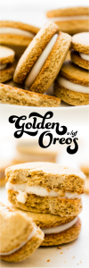 Golden Oreos {vegan, gluten-free, oil-free}