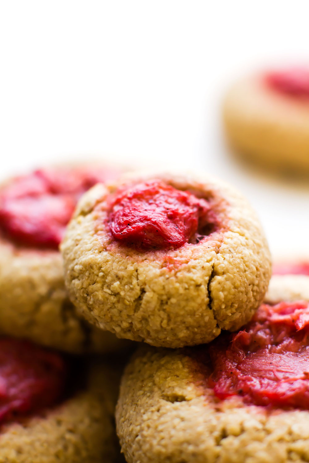 Vegan Thumbprint Cookies {gluten-free & oil-free}