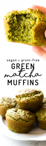Avocado Matcha Muffins (vegan & paleo)