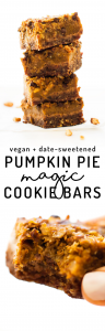 Pumpkin Pie Magic Cookie Bars