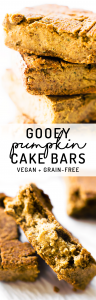 Gooey Pumpkin Cake Bars