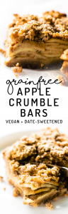 Grain-Free Apple Crumble Bars