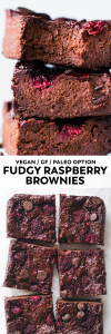 Fudgy Raspberry Brownies