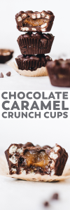Chocolate Caramel Crunch Cups