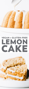 Lemon Yogurt Bundt Cake (Vegan + Gluten-Free)