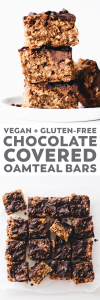 Chocolate Covered Oatmeal Bars