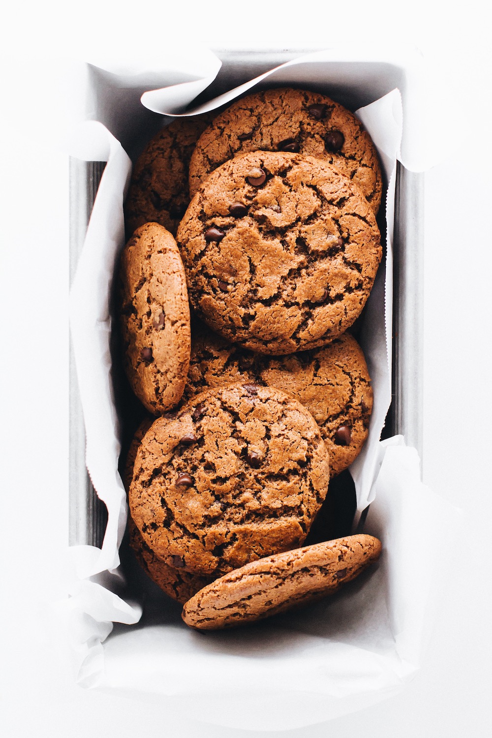 Crispy Chocolate Chip Cookies (Vegan + Paleo)