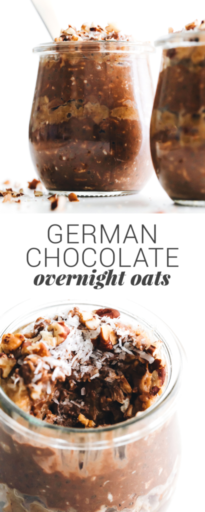 German Chocolate Overnight Oats