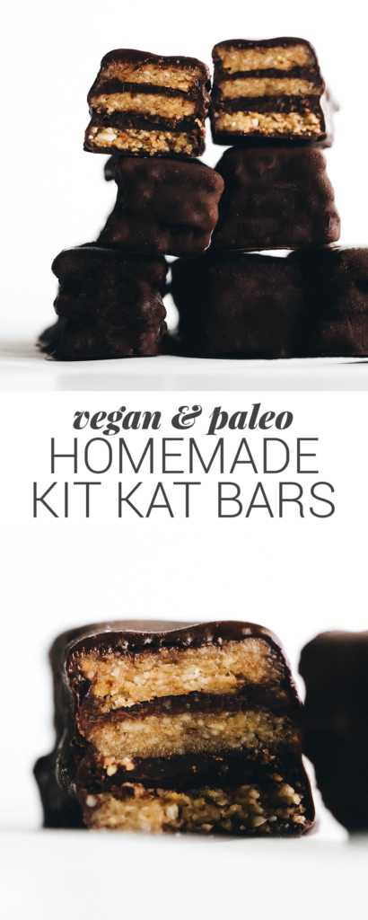 Vegan Paleo Kit Kat Bars