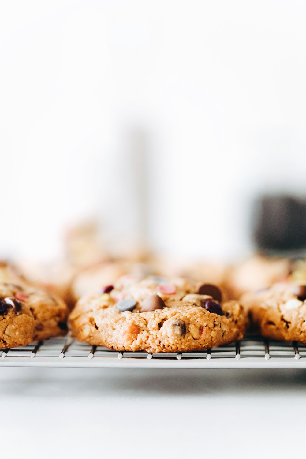 Healthier Monster Cookies (vegan + gluten-free)
