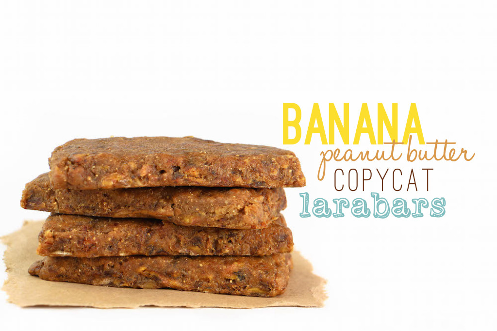 Banana Peanut Butter Copycat Larabars - FeastingonFruit.com