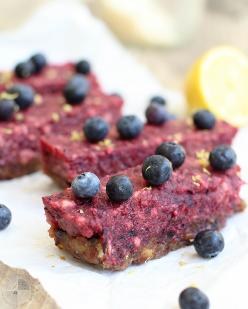Raw Blueberry Slices + Simple & Light Desserts Review