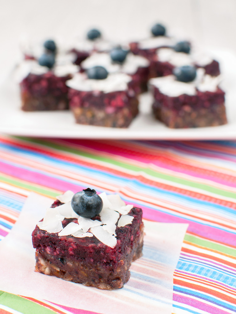 Raw Blueberry Slices + Simple & Light Desserts Review