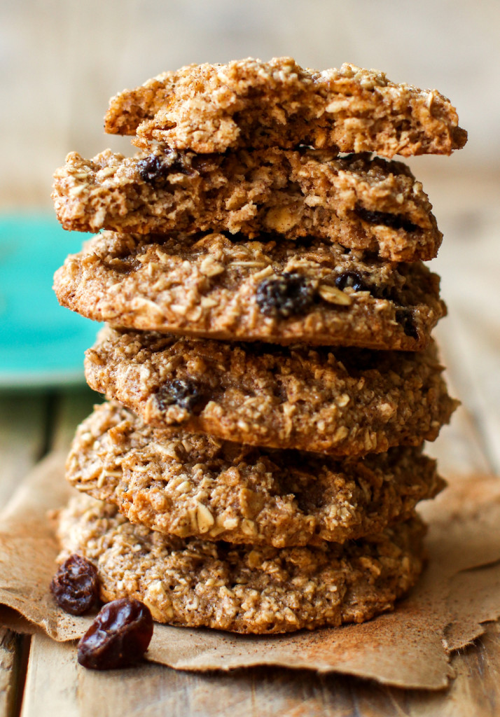 Oil-Free Oatmeal Raisin Cookies (Vegan + GF) - FeastingonFruit.com