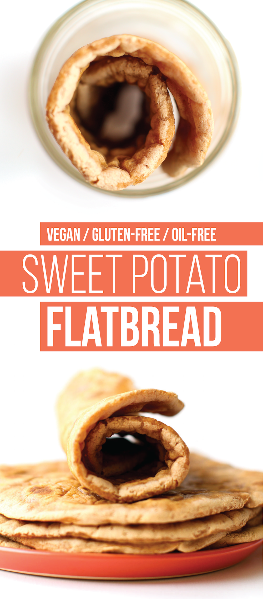 Sweet Potato Flatbread | Gluten-Free, Vegan, & Oil-Free
