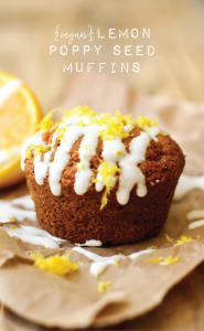 Vegan Lemon Poppy Seed Muffins {gluten-free & oil-free}