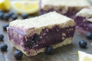 Lemon Blueberry Ice Cream Bars - Feasting on Fruit