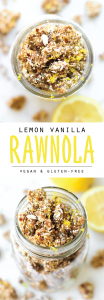 Lemon Vanilla Bean Rawnola | Vegan & Gluten-Free