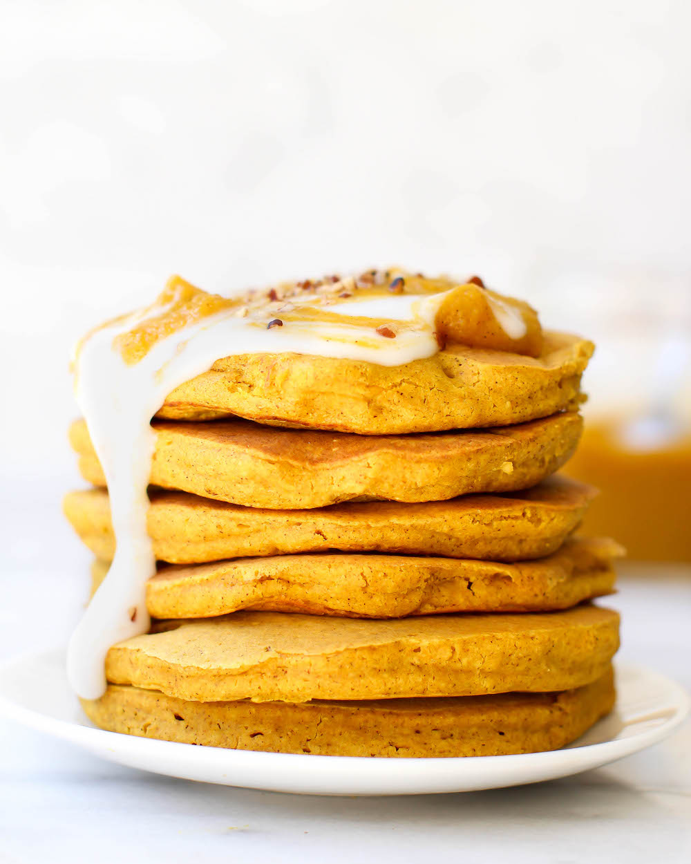 Turmeric Spice Pancakes {vegan & gluten-free}