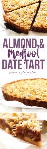 Almond & Medjool Date Tart {vegan, gluten-free, oil-free}