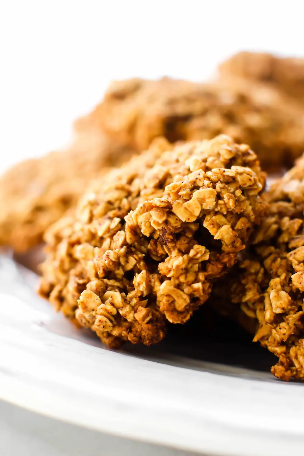 Chunky Oatmeal Vegan Gingersnap Cookies {gluten-free & oil-free}