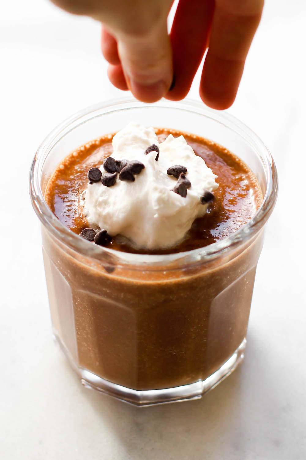 Creamy Cozy Vegan Hot Chocolate {date-sweetened}