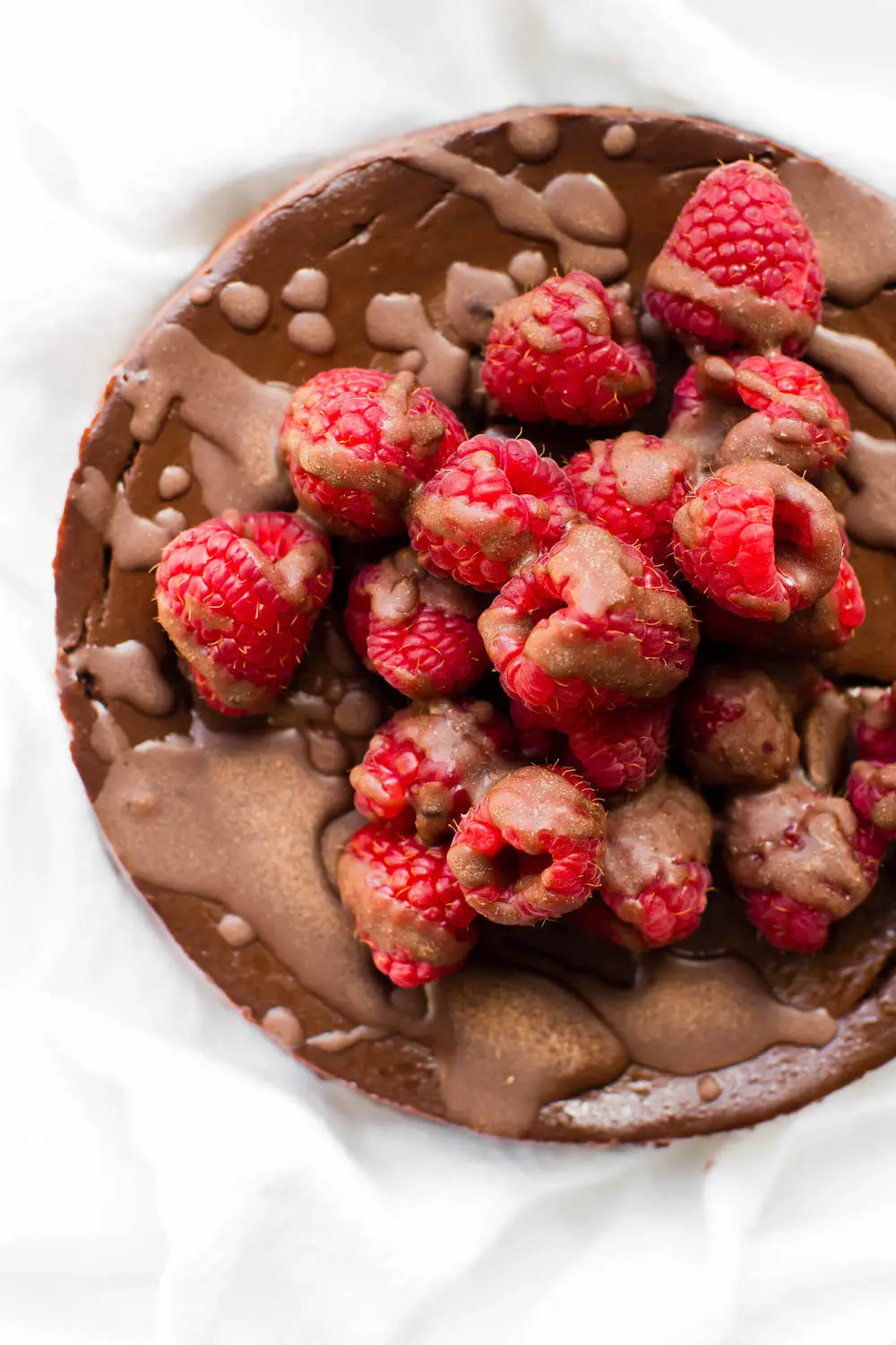 Low-Fat Chocolate Mousse Cake {vegan & gluten-free}