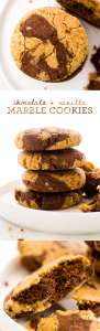 Chocolate & Vanilla Marble Cookies {Vegan, Gluten-Free, Oil-Free}