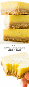 (Secret Ingredient) Vegan Lemon Bars 