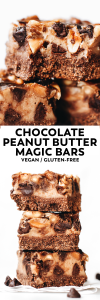 Chocolate Peanut Butter Magic Bars
