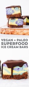 Superfood Ice Cream Bars (vegan + paleo)