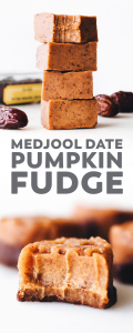 Medjool Date Pumpkin Fudge