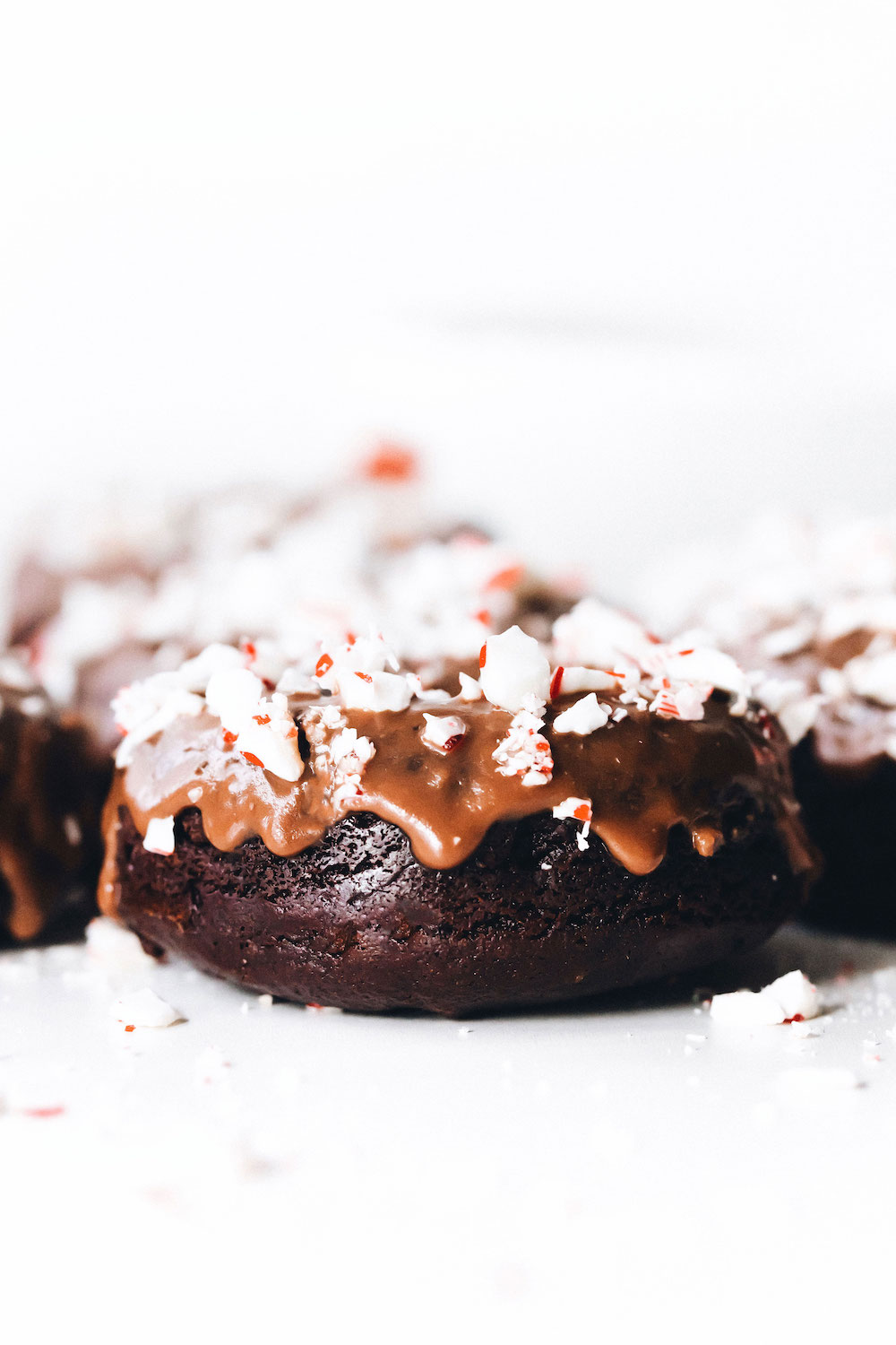 Flourless Chocolate Peppermint Donuts