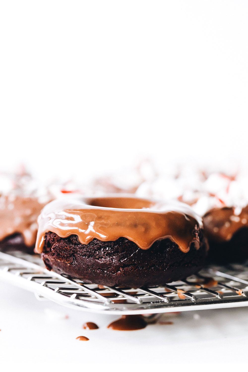 Flourless Chocolate Peppermint Donuts