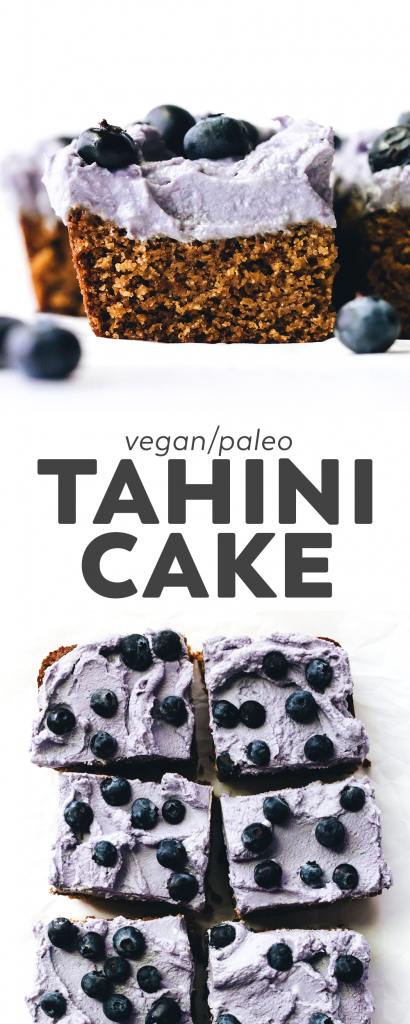 Grain-Free Tahini Cake (vegan + paleo)