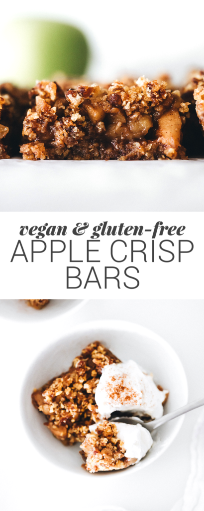 Apple Crisp Bars (vegan + gluten-free)