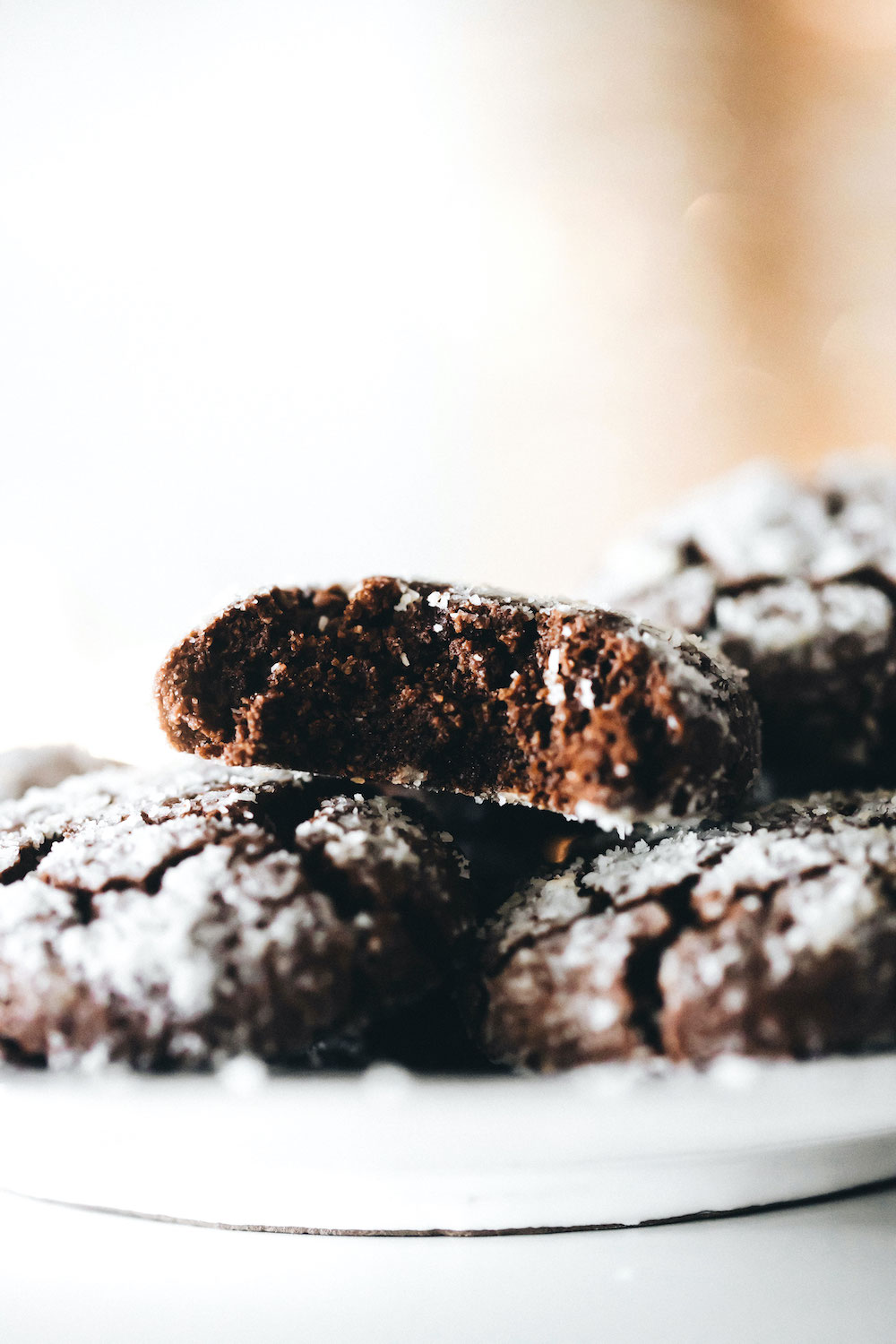 Chocolate Crinkle Cookies (vegan + paleo)