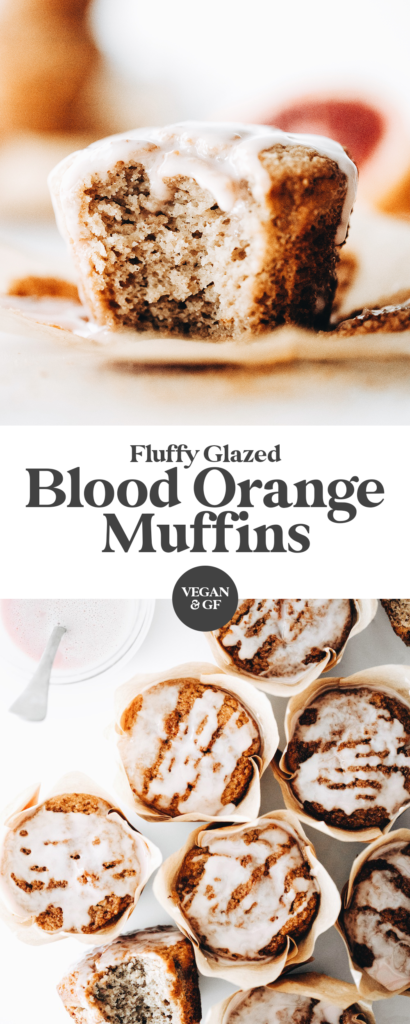 Blood Orange Muffins (vegan + gluten-free)