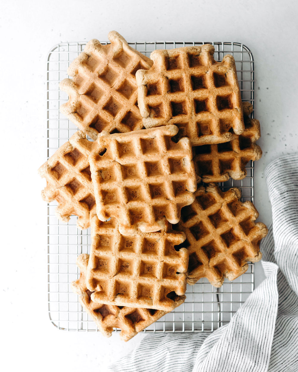 Easy Chickpea Flour Waffles (vegan + grain-free)